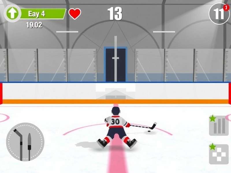 Youth Hockey Challenge Gameplay Screenshot
